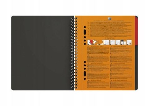 Kołonotatnik A5 80k kratka PP OXFORD Activebook International 100102880 Kołonotatnik A5 80k kratka PP OXFORD Activebook International 100102880