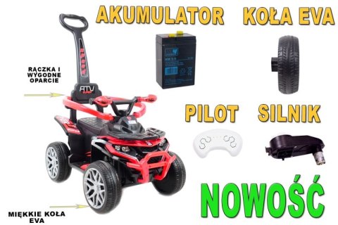QUAD NA AKUMULATOR, JEŹDZIK, ODPYCHACZ, PCHACZ - POJAZD WIELOF. PILOT/APLIKACJA /915 QUAD NA AKUMULATOR, JEŹDZIK, ODPYCHACZ, PCHACZ - POJAZD WIELOF. PILOT/APLIKACJA /915