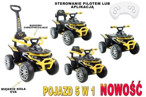 QUAD NA AKUMULATOR, JEŹDZIK, ODPYCHACZ, PCHACZ - POJAZD WIELOF. PILOT/APLIKACJA /915 QUAD NA AKUMULATOR, JEŹDZIK, ODPYCHACZ, PCHACZ - POJAZD WIELOF. PILOT/APLIKACJA /915
