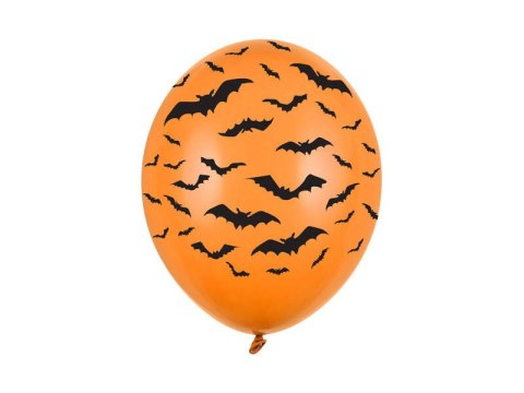 Balony na Halloween, Nietoperze, 30 cm, 6 szt. Balony na Halloween, Nietoperze, 30 cm, 6 szt.