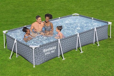Basen Stelażowy Steel Pro 366x201x66cm BESTWAY Basen Stelażowy Steel Pro 366x201x66cm BESTWAY