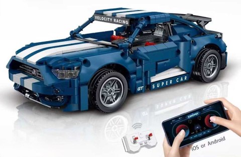 Klocki Techniczne Autko Sportowe Niebieskie 952el. Klocki Techniczne Autko Sportowe Niebieskie 952el.