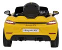 Pojazd Porsche Spyder RS 718 Żółty