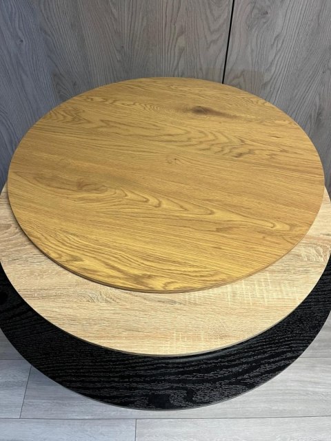 Stół okrągły VICTORY DARK WOOD 70 cm GOLD Stół okrągły VICTORY DARK WOOD 70 cm GOLD