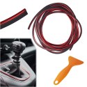 Listwa dekoracyjna do samochodu wciskana tuning 5m czerwona