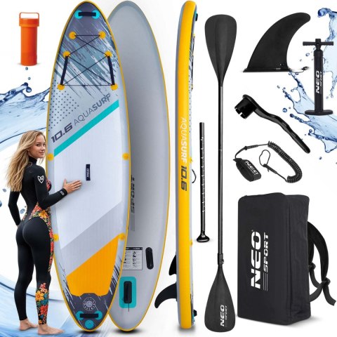 Deska SUP Aquasurf 320 x 84 x 15 cm Neo-Sport 170205 Deska SUP Aquasurf 320 x 84 x 15 cm Neo-Sport 170205