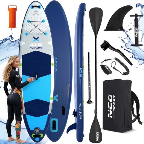 Deska SUP Aquasurf 320 x 84 x 15 cm Neo-Sport 170206 Deska SUP Aquasurf 320 x 84 x 15 cm Neo-Sport 170206