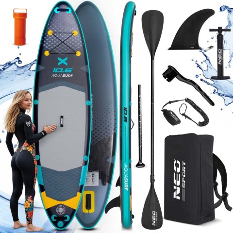 Deska SUP Aquasurf 320 x 84 x 15 cm Neo-Sport 170207 Deska SUP Aquasurf 320 x 84 x 15 cm Neo-Sport 170207