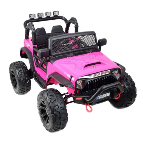 JEEP NA AKUMULATOR BROTHERS , WSPOMAGANIE KIEROWNICY, MIĘKKIE KOŁA, MIĘKKIE SIEDZENIE 24V - 400W/JEEP-JC-666 JEEP NA AKUMULATOR BROTHERS , WSPOMAGANIE KIEROWNICY, MIĘKKIE KOŁA, MIĘKKIE SIEDZENIE 24V - 400W/JEEP-JC-666