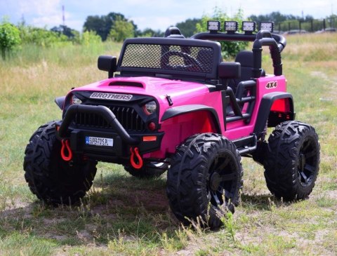 JEEP NA AKUMULATOR BROTHERS , WSPOMAGANIE KIEROWNICY, MIĘKKIE KOŁA, MIĘKKIE SIEDZENIE 24V - 400W/JEEP-JC-666 JEEP NA AKUMULATOR BROTHERS , WSPOMAGANIE KIEROWNICY, MIĘKKIE KOŁA, MIĘKKIE SIEDZENIE 24V - 400W/JEEP-JC-666