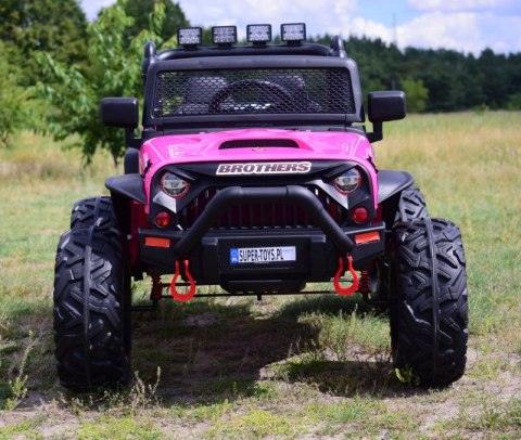 JEEP NA AKUMULATOR BROTHERS , WSPOMAGANIE KIEROWNICY, MIĘKKIE KOŁA, MIĘKKIE SIEDZENIE 24V - 400W/JEEP-JC-666 JEEP NA AKUMULATOR BROTHERS , WSPOMAGANIE KIEROWNICY, MIĘKKIE KOŁA, MIĘKKIE SIEDZENIE 24V - 400W/JEEP-JC-666