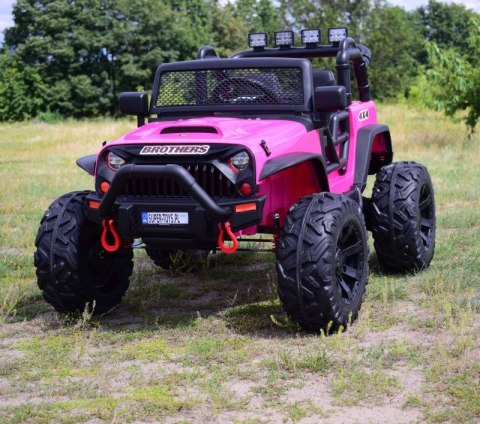 JEEP NA AKUMULATOR BROTHERS , WSPOMAGANIE KIEROWNICY, MIĘKKIE KOŁA, MIĘKKIE SIEDZENIE 24V - 400W/JEEP-JC-666 JEEP NA AKUMULATOR BROTHERS , WSPOMAGANIE KIEROWNICY, MIĘKKIE KOŁA, MIĘKKIE SIEDZENIE 24V - 400W/JEEP-JC-666