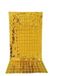 Kurtyna panelowa 200x100 cm błyszcząca złota
