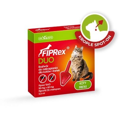 Vet-Agro Fiprex Duo Kot, Fretka 0,5ml Vet-Agro Fiprex Duo Kot, Fretka 0,5ml