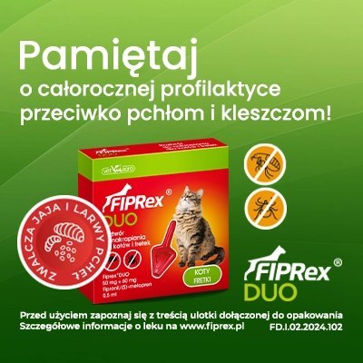 Vet-Agro Fiprex Duo Kot, Fretka 0,5ml Vet-Agro Fiprex Duo Kot, Fretka 0,5ml