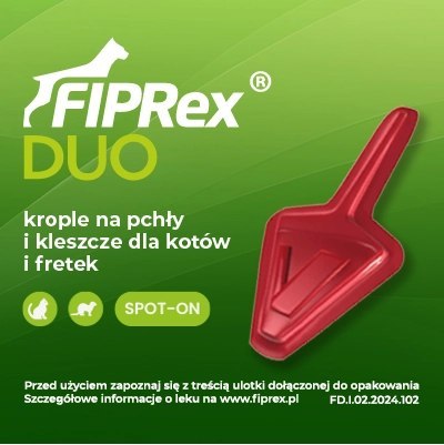 Vet-Agro Fiprex Duo Kot, Fretka 0,5ml Vet-Agro Fiprex Duo Kot, Fretka 0,5ml