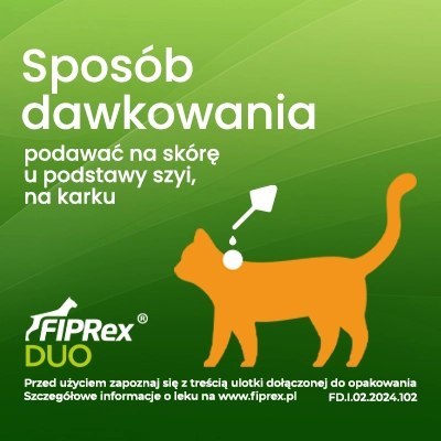 Vet-Agro Fiprex Duo Kot, Fretka 0,5ml Vet-Agro Fiprex Duo Kot, Fretka 0,5ml