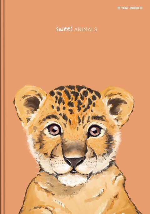 Brulion A5 96k linia z marginesem SWEET ANIMAL 70g. 400169480 TOP 2000 Brulion A5 96k linia z marginesem SWEET ANIMAL 70g. 400169480 TOP 2000