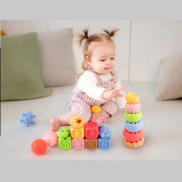 Duży zestaw zabawek sensorycznych Tullo - 18 el.