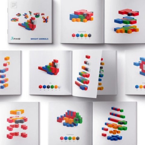 Klocki Magnetyczne Pixio Bright Animals 90 | Story Series Klocki Magnetyczne Pixio Bright Animals 90 | Story Series