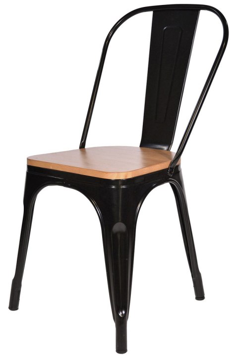 Krzesło metalowe loft CORSICA NERO PINE Krzesło metalowe loft CORSICA NERO PINE