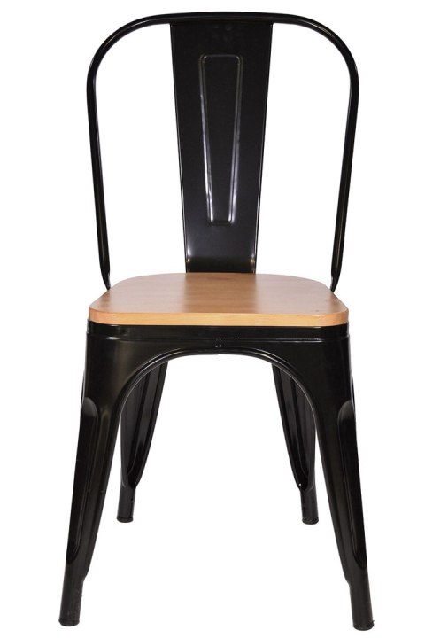 Krzesło metalowe loft CORSICA NERO PINE Krzesło metalowe loft CORSICA NERO PINE