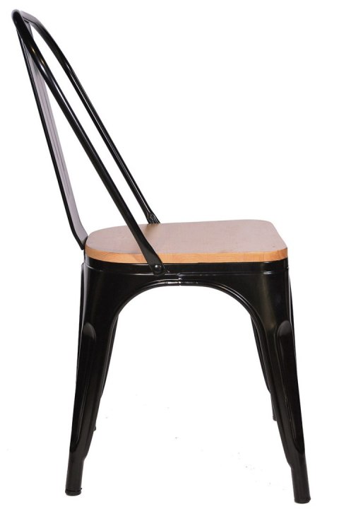 Krzesło metalowe loft CORSICA NERO PINE Krzesło metalowe loft CORSICA NERO PINE