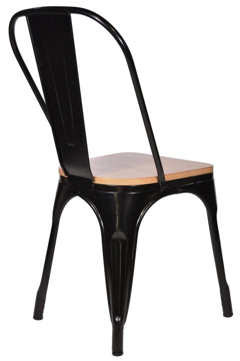 Krzesło metalowe loft CORSICA NERO PINE Krzesło metalowe loft CORSICA NERO PINE