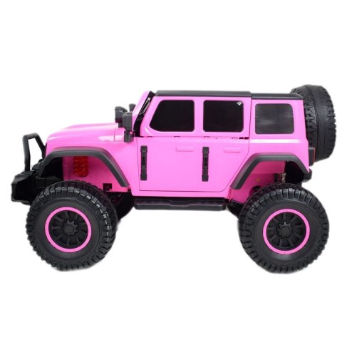 OLBRZYMI JEEP NA AKUMULATOR SPEED, SUPER RÓŻ, MIĘKKIE KOŁA, SIEDZENIE, APLIKACJA/DLS-X15A OLBRZYMI JEEP NA AKUMULATOR SPEED, SUPER RÓŻ, MIĘKKIE KOŁA, SIEDZENIE, APLIKACJA/DLS-X15A