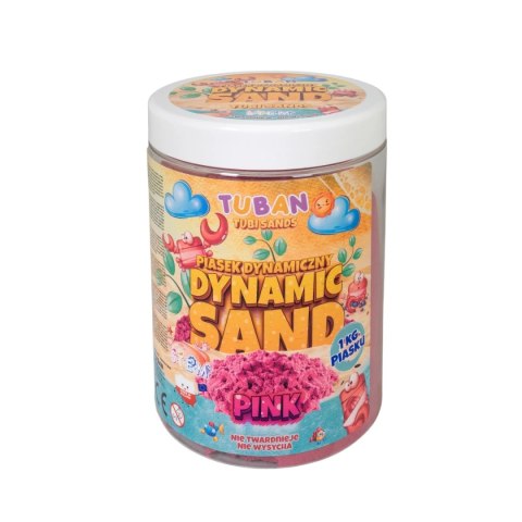 Piasek dynamiczny - różowy - 1kg Piasek dynamiczny - różowy - 1kg