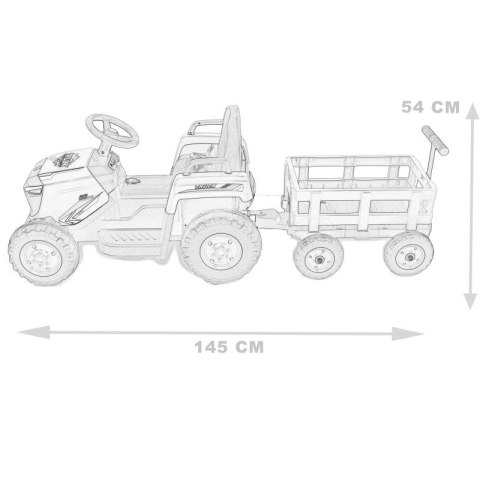 SUPER TRAKTOR "TRUCK"- NA AKUMULATOR Z PRZYCZEPĄ,WÓZEK,PILO T,APLIKACJA/DLSX18 SUPER TRAKTOR "TRUCK"- NA AKUMULATOR Z PRZYCZEPĄ,WÓZEK,PILO T,APLIKACJA/DLSX18