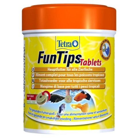 TETRA FunTips Tablets 165 tab.pokarm dla ryb przyczepiany do szyby akwarium (T761568)