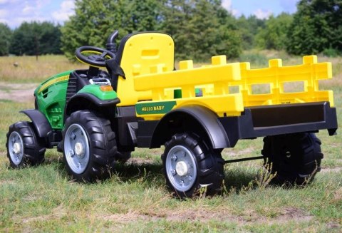 WIELKI TRAKTOR HALLO BABY Z PRZYCZEPĄ, PILOT, APLIKACJA/T990 WIELKI TRAKTOR HALLO BABY Z PRZYCZEPĄ, PILOT, APLIKACJA/T990