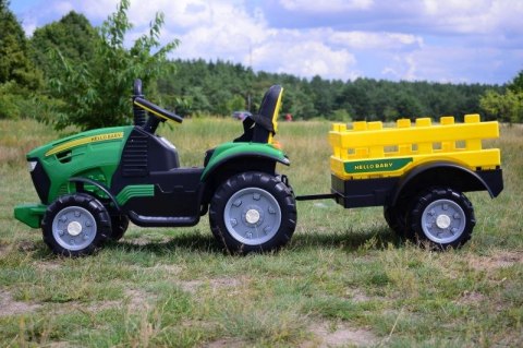 WIELKI TRAKTOR HALLO BABY Z PRZYCZEPĄ, PILOT, APLIKACJA/T990 WIELKI TRAKTOR HALLO BABY Z PRZYCZEPĄ, PILOT, APLIKACJA/T990