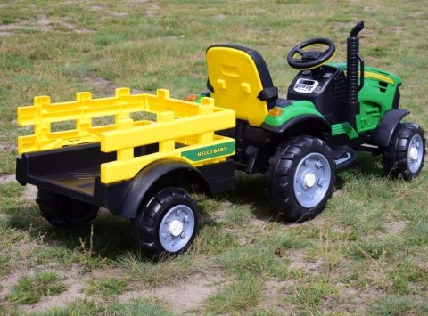 WIELKI TRAKTOR HALLO BABY Z PRZYCZEPĄ, PILOT, APLIKACJA/T990 WIELKI TRAKTOR HALLO BABY Z PRZYCZEPĄ, PILOT, APLIKACJA/T990