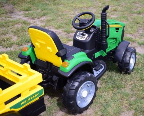 WIELKI TRAKTOR HALLO BABY Z PRZYCZEPĄ, PILOT, APLIKACJA/T990 WIELKI TRAKTOR HALLO BABY Z PRZYCZEPĄ, PILOT, APLIKACJA/T990