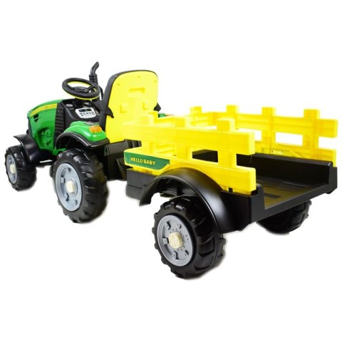 WIELKI TRAKTOR HALLO BABY Z PRZYCZEPĄ, PILOT, APLIKACJA/T990 WIELKI TRAKTOR HALLO BABY Z PRZYCZEPĄ, PILOT, APLIKACJA/T990