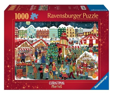 Puzzle 2D: Jarmark Świąteczny 1000el Puzzle 2D: Jarmark Świąteczny 1000el