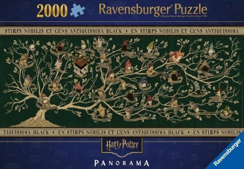 Puzzle 2D: Panorama Harry Potter Rodowód 2000el Puzzle 2D: Panorama Harry Potter Rodowód 2000el
