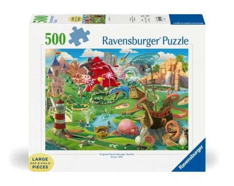 Puzzle 2D: Park rozrywki 500el Puzzle 2D: Park rozrywki 500el