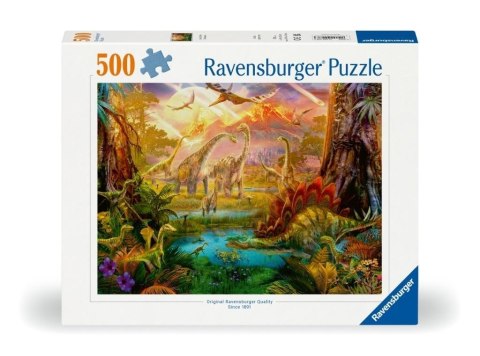 Puzzle 2D: Świat dinozaurów 500el Puzzle 2D: Świat dinozaurów 500el