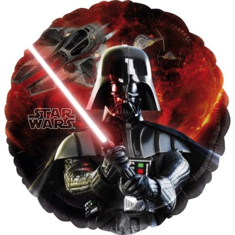 Balon foliowy Star Wars okrągły Standard XL 43 cm
