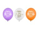 Balony lateksowe Happy birthday to you 30cm, 50 sztuk