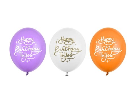 Balony lateksowe Happy birthday to you 30cm, 50 sztuk Balony lateksowe Happy birthday to you 30cm, 50 sztuk