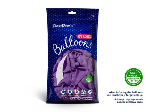Balony lateksowe Strong, Fioletowe, Pastel Lavender Blue 30cm, 100 szt. Balony lateksowe Strong, Fioletowe, Pastel Lavender Blue 30cm, 100 szt.