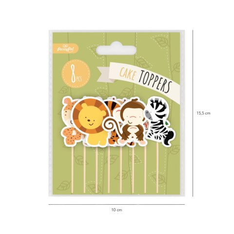 Toppery zwierzątka, zoo 8 sztuk Toppery zwierzątka, zoo 8 sztuk