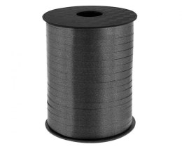 Wstążka Plastikowa Czarna Matowa 225m