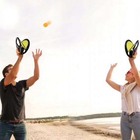 WOOPIE Catch Ball Gra Zręcznościowa Rzucaj Łap Dla Dwojga 2x Paletki+ 4 Piłki WOOPIE Catch Ball Gra Zręcznościowa Rzucaj Łap Dla Dwojga 2x Paletki+ 4 Piłki