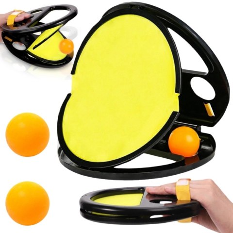 WOOPIE Catch Ball Gra Zręcznościowa Rzucaj Łap Paletka+ 2 Piłki WOOPIE Catch Ball Gra Zręcznościowa Rzucaj Łap Paletka+ 2 Piłki