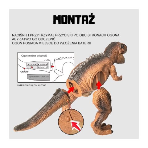 WOOPIE Dinozaur Zdalnie Sterowany RC Robot T-Rex WOOPIE Dinozaur Zdalnie Sterowany RC Robot T-Rex